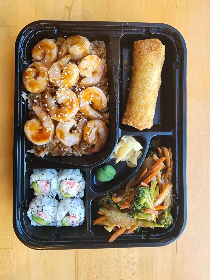 Shrimp bento box